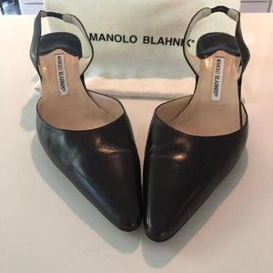 Manolo Blahnik Kitten Heel Shoes
